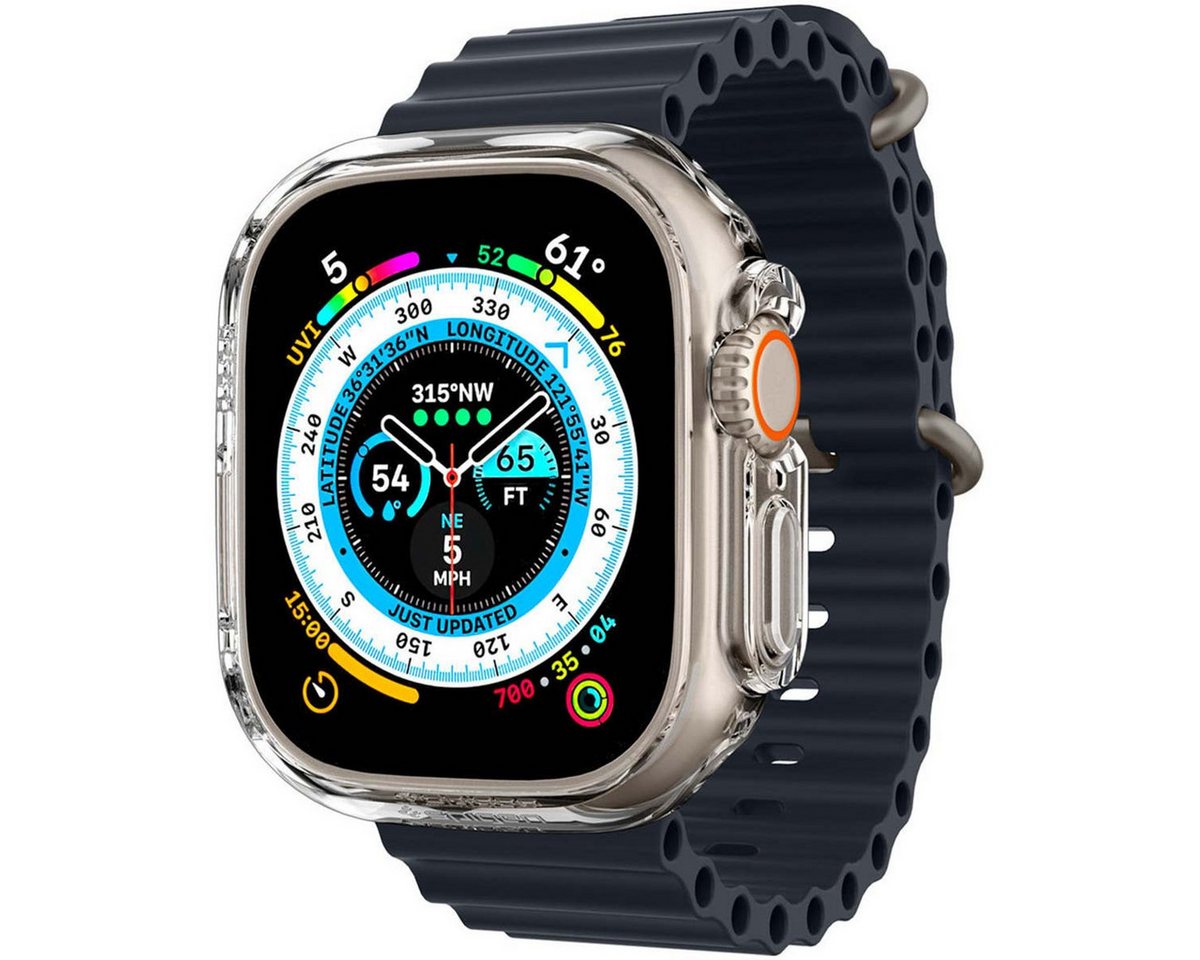 Spigen Displayschutzfolie Spigen Thin Fit™ Bumper Apple Watch Ultra / Ultra 2 / Ultra 3 - 49 mm, 1 Stück