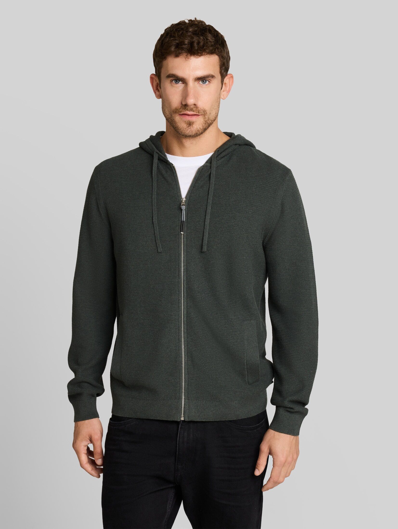 TOM TAILOR Cardigan Pullover & Strickjacken Strickjacke mit Kapuze