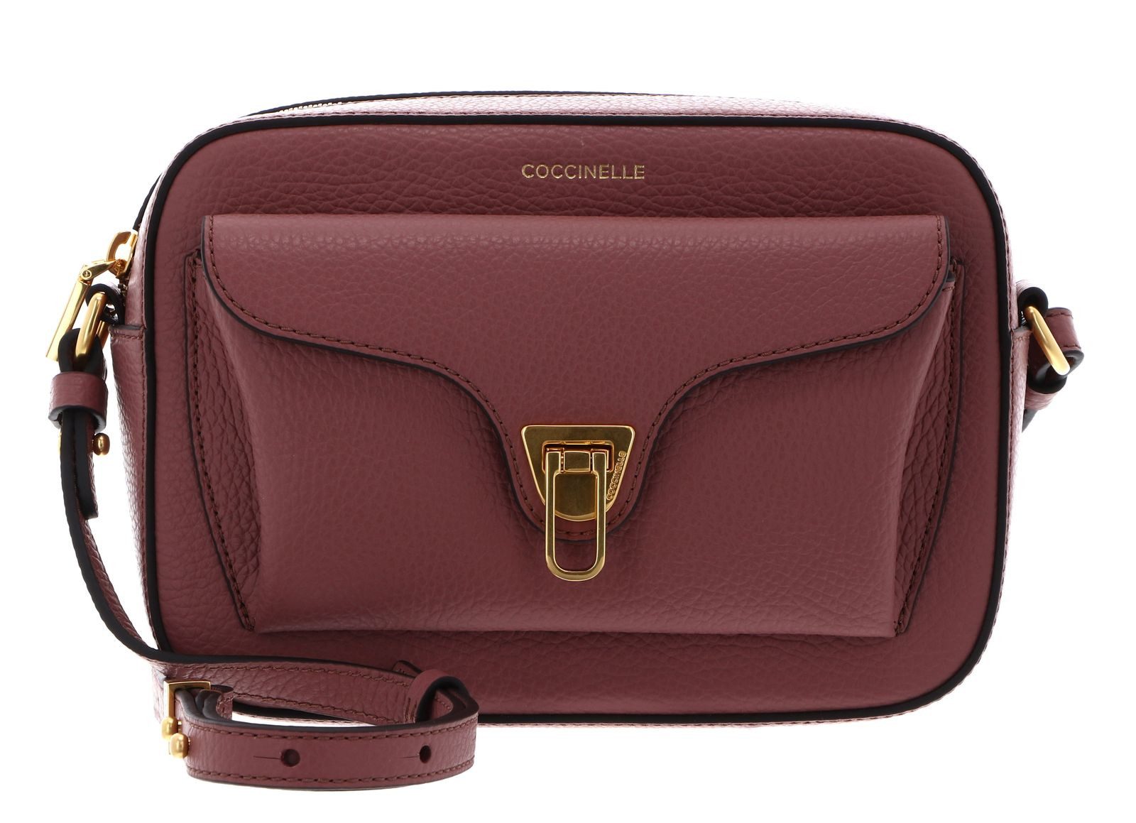 COCCINELLE Umhängetasche Camera Bag, aus echtem Rindsleder