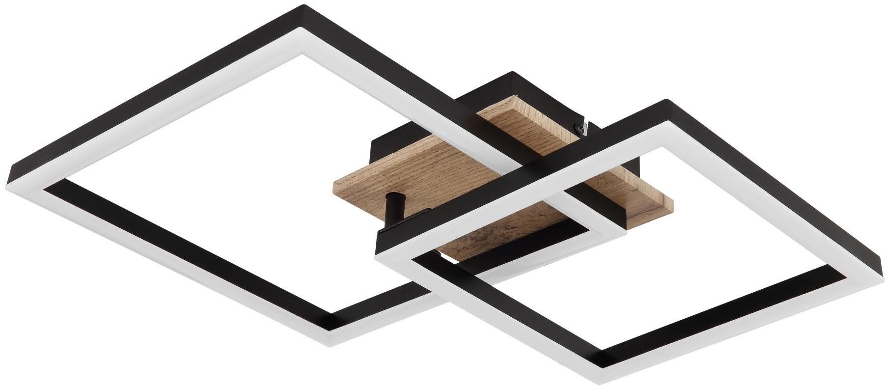 GLOBO LIGHTING LED Deckenleuchte BOSSY, LED fest integriert, Warmweiß, Deckenlampe, Dreh-Schwenkbar, Wohnzimmer, Schlafzimmer