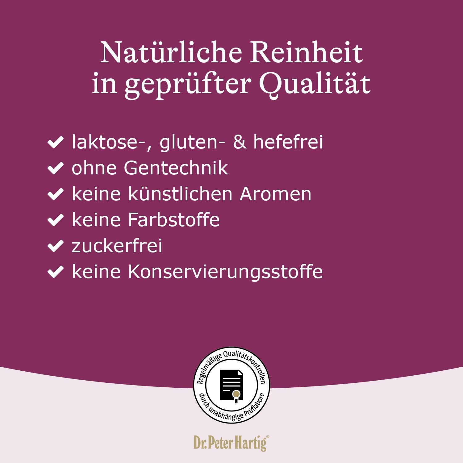 Dr. Peter Hartig Nervenkraft, unterstützt das Nervensystem, Vitamin B1, Ginsengextrakt Kapseln, 45 Kapseln, 45-Tages-Vorrat, à 25 g