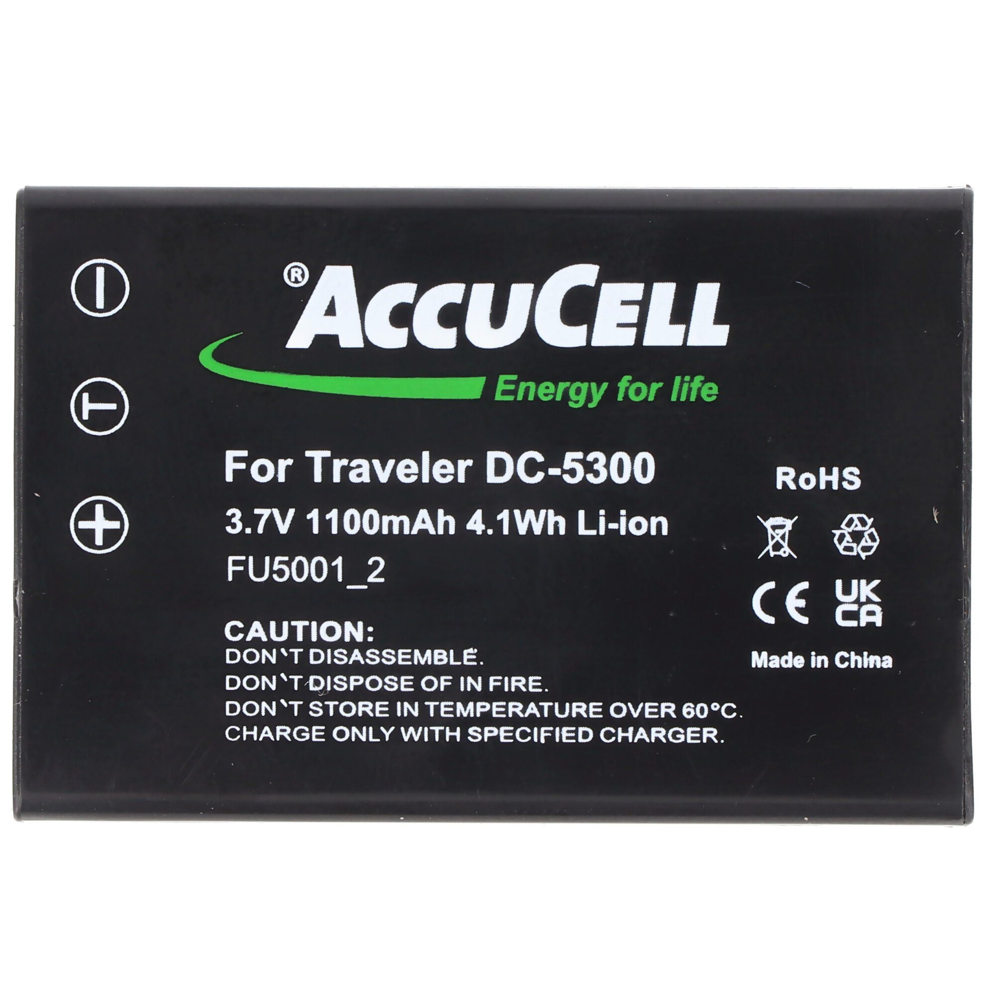AccuCell AccuCell Akku passend für (3,7 950 LI-20B mAh Sony NP-30, Casio Akku NP-30DBA, V)
