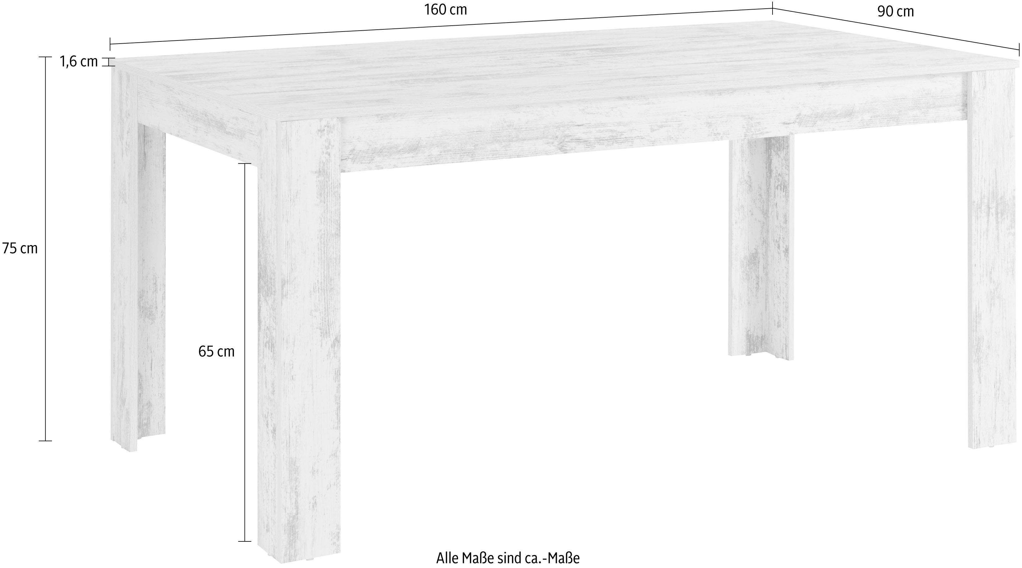OTTO home Esstisch Meigh (OTTO-Choices), aus Holzwerkstoff, Breite 160 cm – Bild 3 von 5