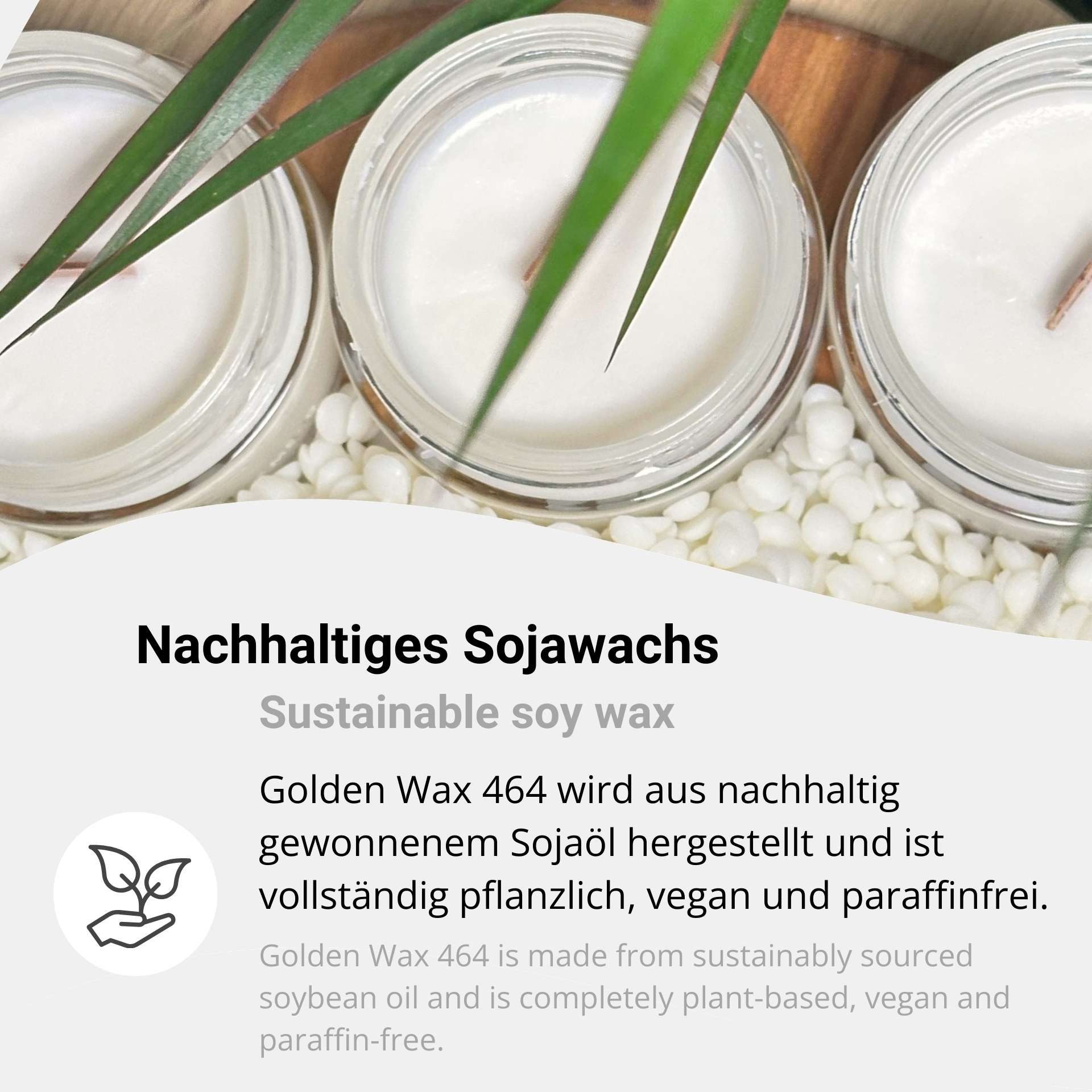 DistrEbution Duftkerze Kerzenwachs Golden Wax 464 Premium Sojawachs Pastillen für Kerzen – Bild 3 von 5