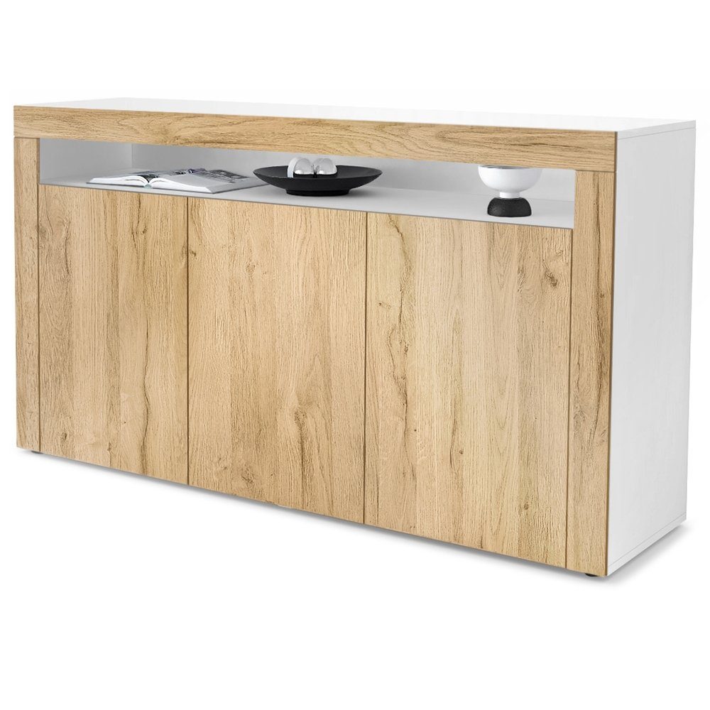 Vladon Sideboard Valencia (Sideboard, mit 3 günstig online kaufen