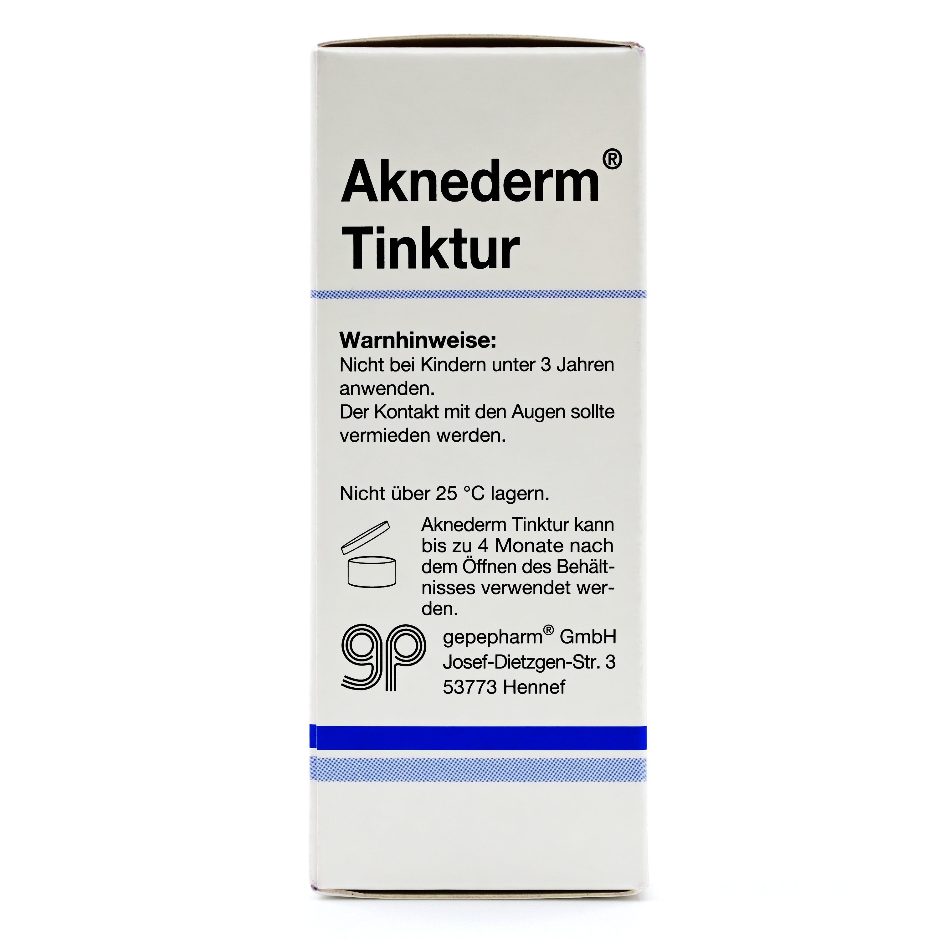 gepepharm AKNEDERM ml 50 Tinktur, Tagescreme GmbH