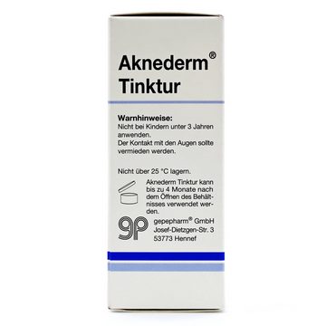 gepepharm GmbH Tagescreme AKNEDERM Tinktur, 50 ml
