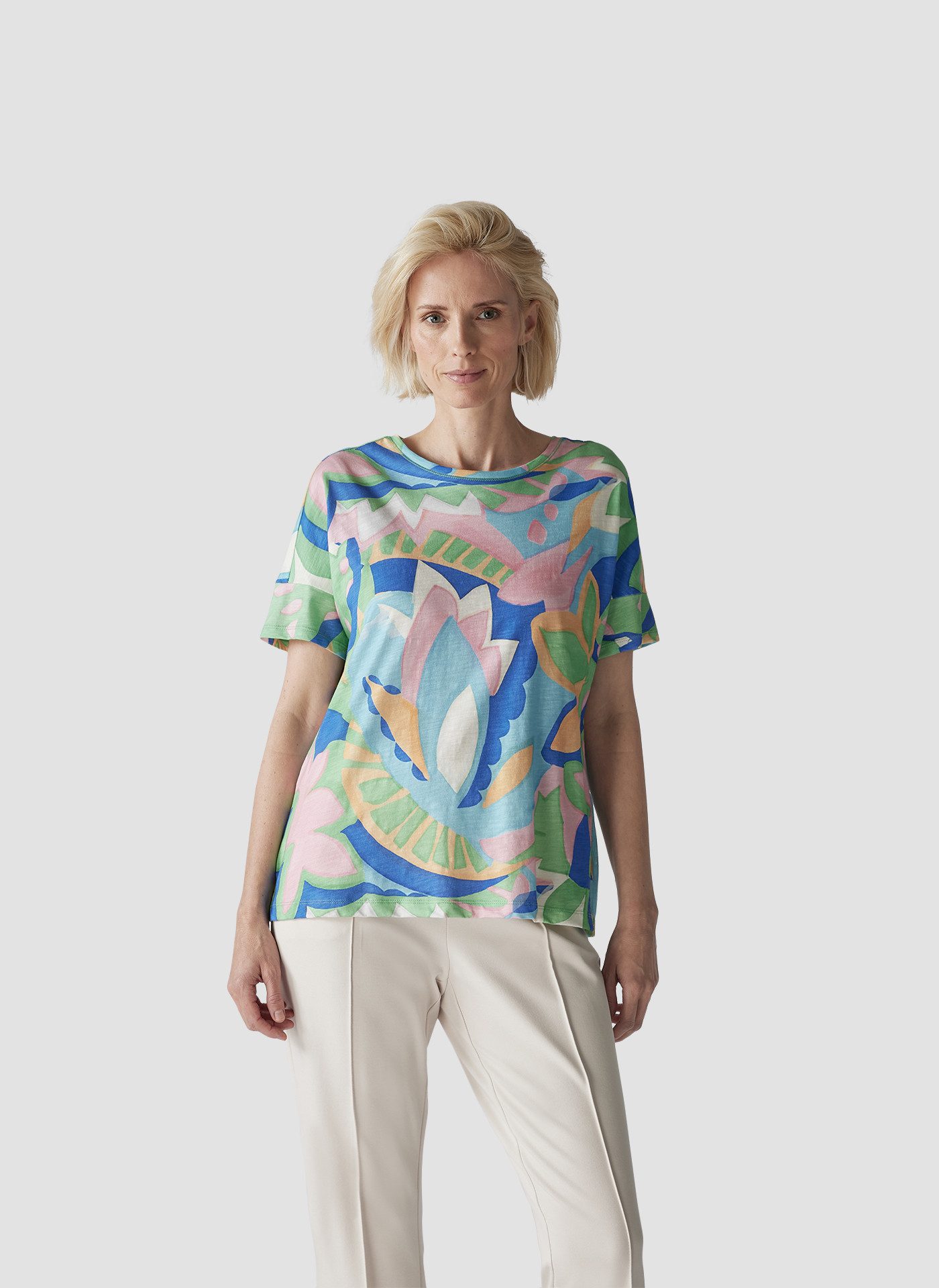 Print-Shirt LeComte T-Shirt mit farbenfrohem Muster