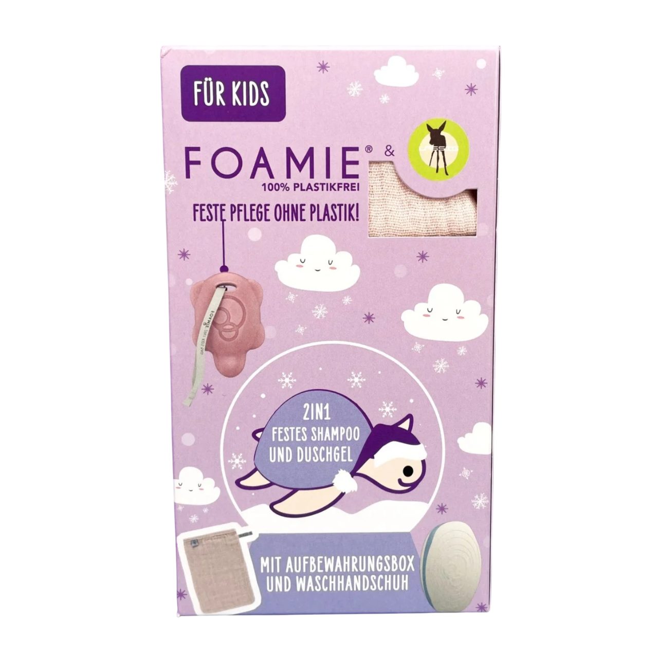 FOAMIE Hautpflege-Set Lässig 2in1 Shampoo + Duschgel KIDS, 1-tlg.
