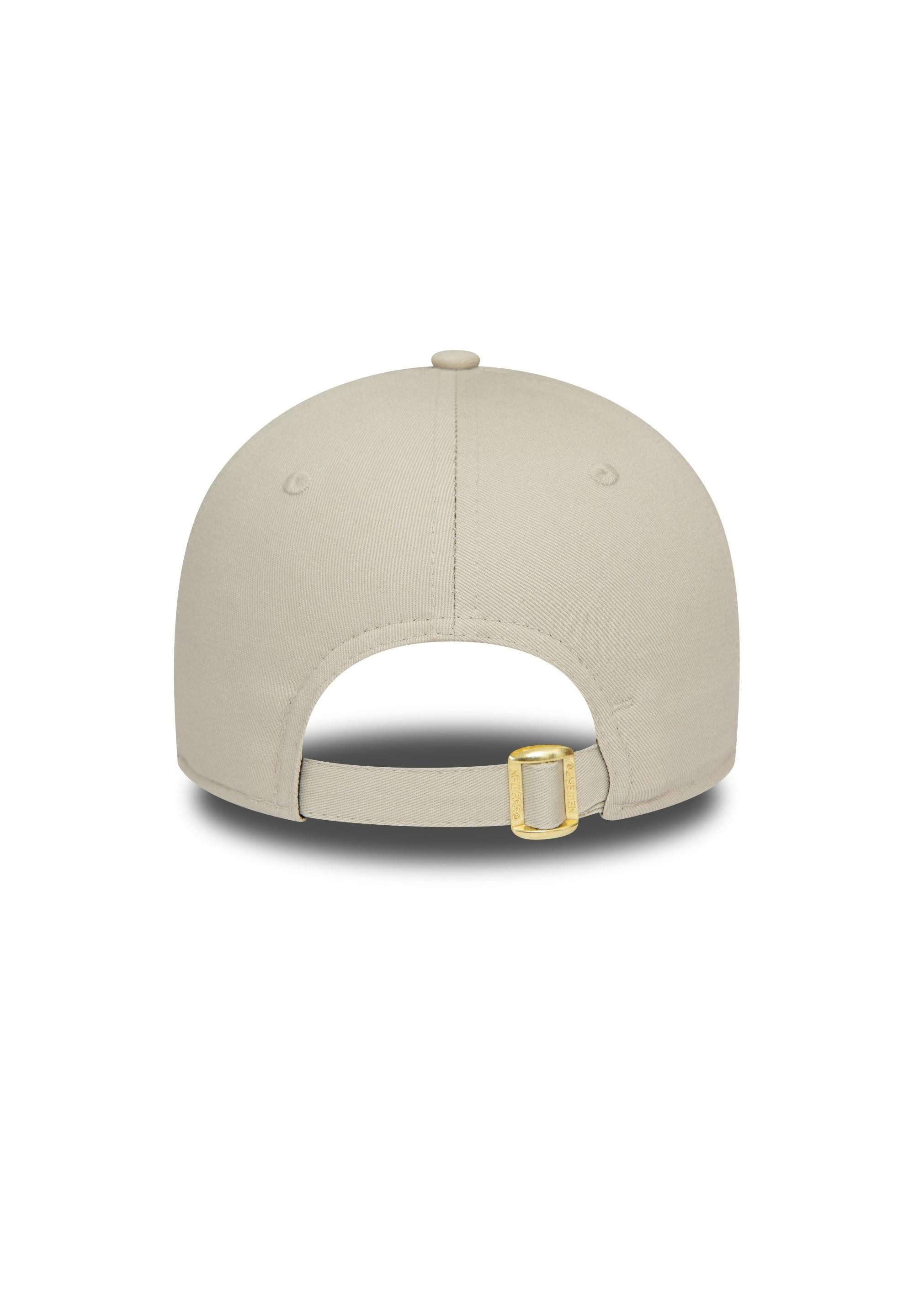 New Era Baseball Cap New York Yankees MLB Metallic Logo Beige 9Forty Verstellbare Damen Cap (1-St)