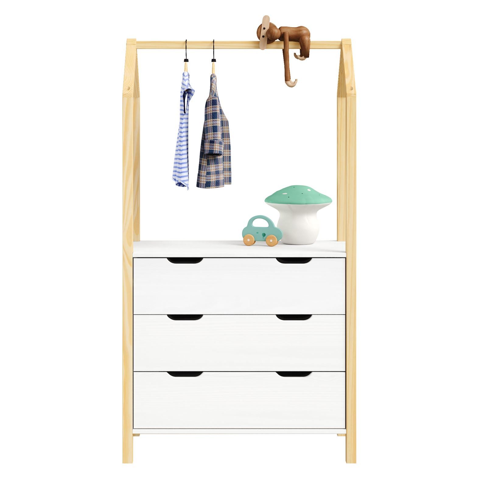 IDIMEX Kommode AMIRA, Kinderzimmer Kommode Kleiderschrank Kinderkleiderschrank