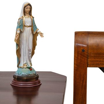 Aubaho Dekofigur Skulptur Madonna Heiligenfigur Maria Figur Statue Kunststein 21cm Anti