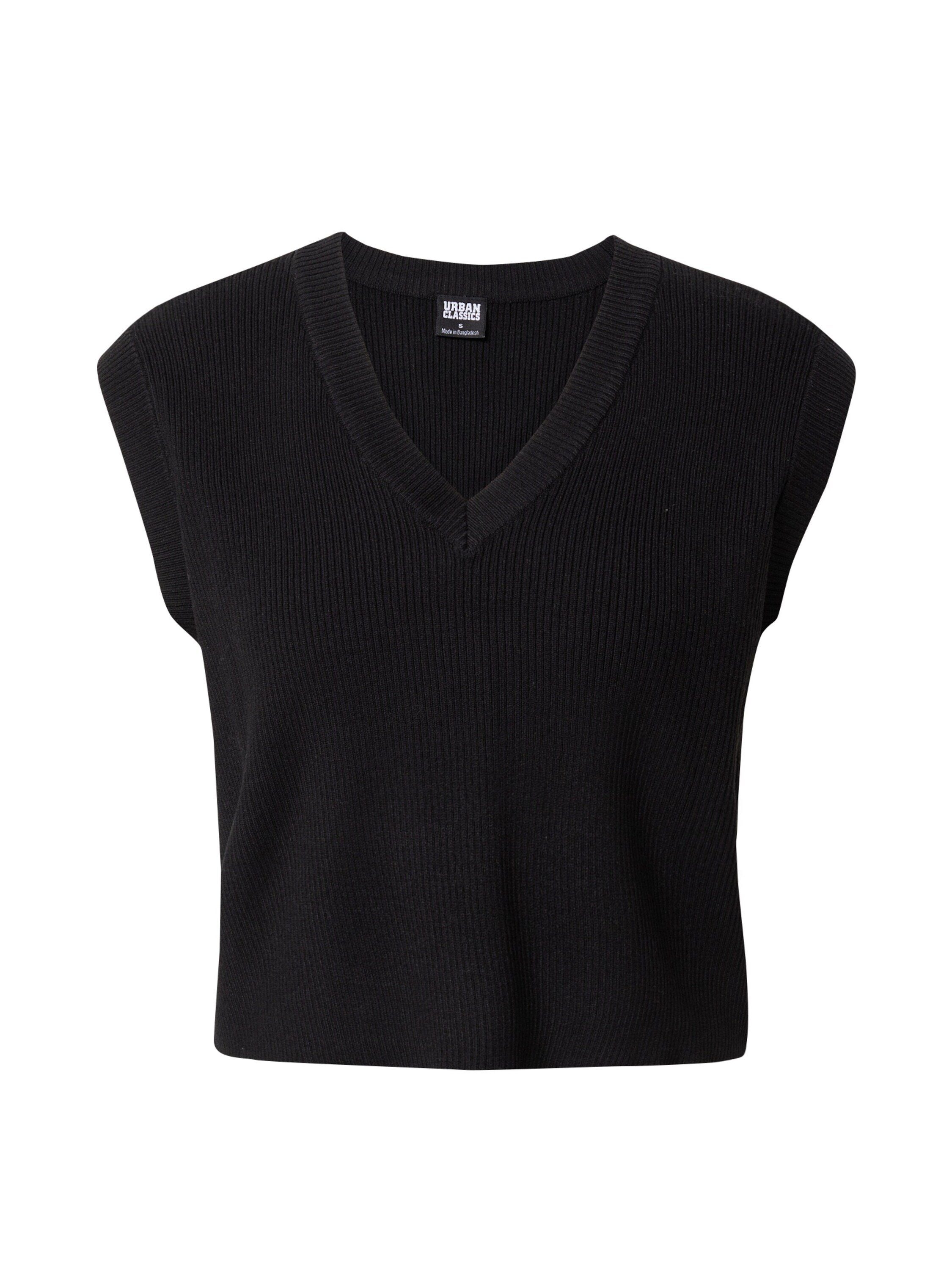 URBAN CLASSICS Stricktop Schwarz Plain/ohne Details