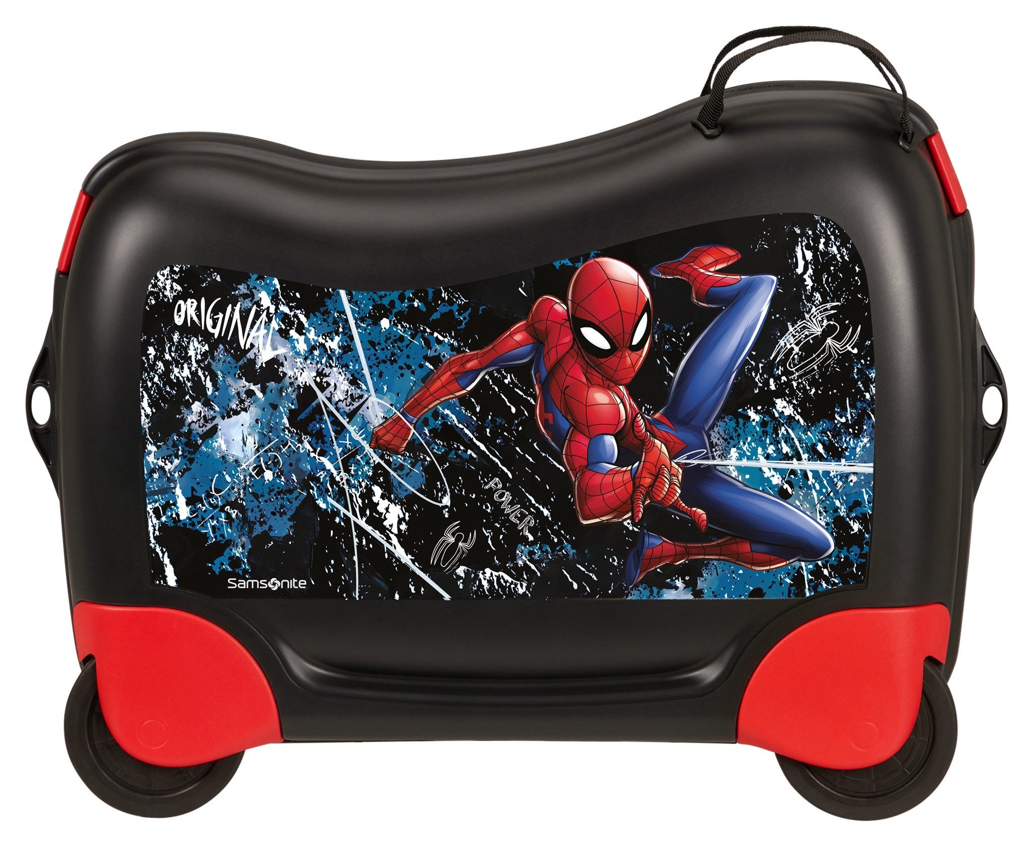 Samsonite Kinderkoffer DREAM2GO MARVEL, Spiderman Mystery, 4 Rollen, mit Haltegurt, Hauptfach mit Kreuzspannbändern, aus Polypropylen