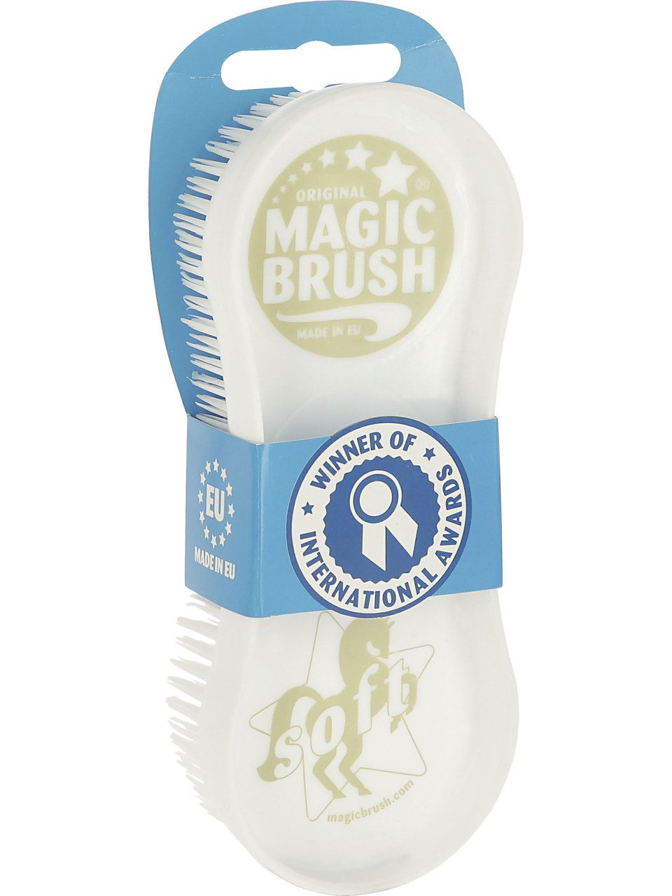 Kerbl Pferdebürste MagicBrush Soft, white lily