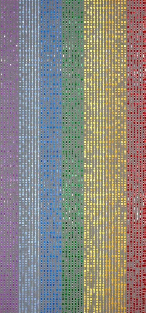 CONACORD Perlenvorhang Decona Colorado Perlenvorhang bunt, Ösen, halbtransp günstig online kaufen