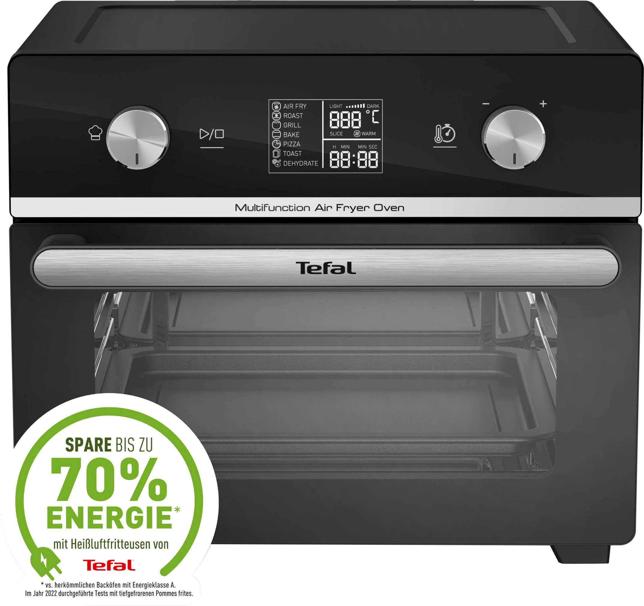 Tefal Heißluftfritteuse FW6058 Multifunction Air Fryer Oven und Multifunktionsofen, 1800 W