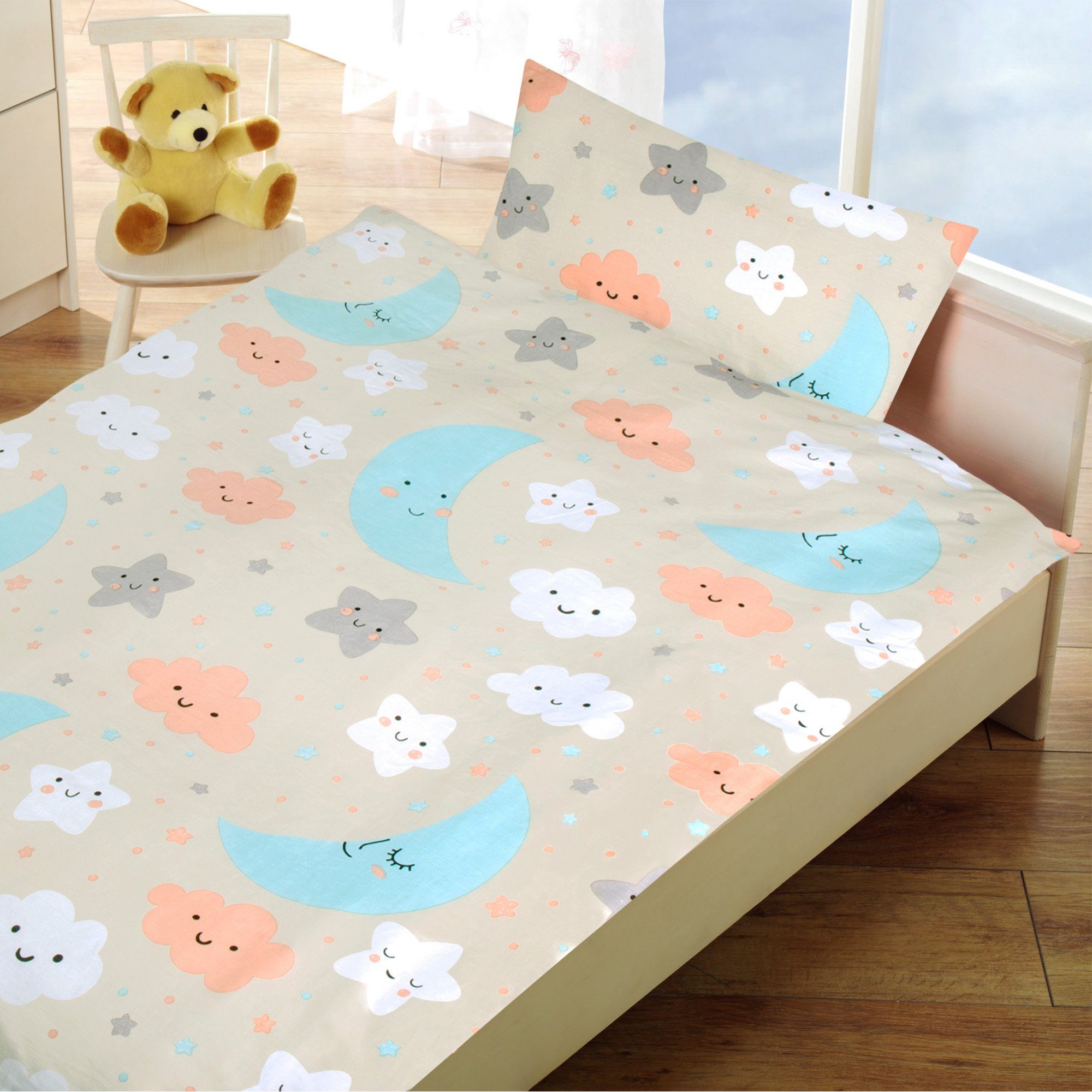 Bestlivings Babybettwäsche KB-04837 Bettbezug, Baumwolle, 2 teilig, Kinder günstig online kaufen