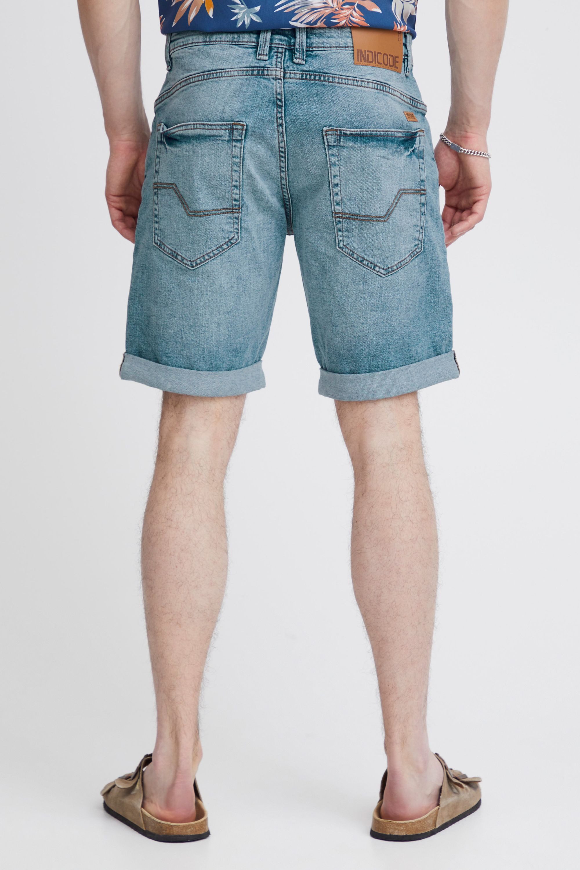 Indicode Jeansshorts IDQuentin Kurze Hose im 5-Pocket-Stil
