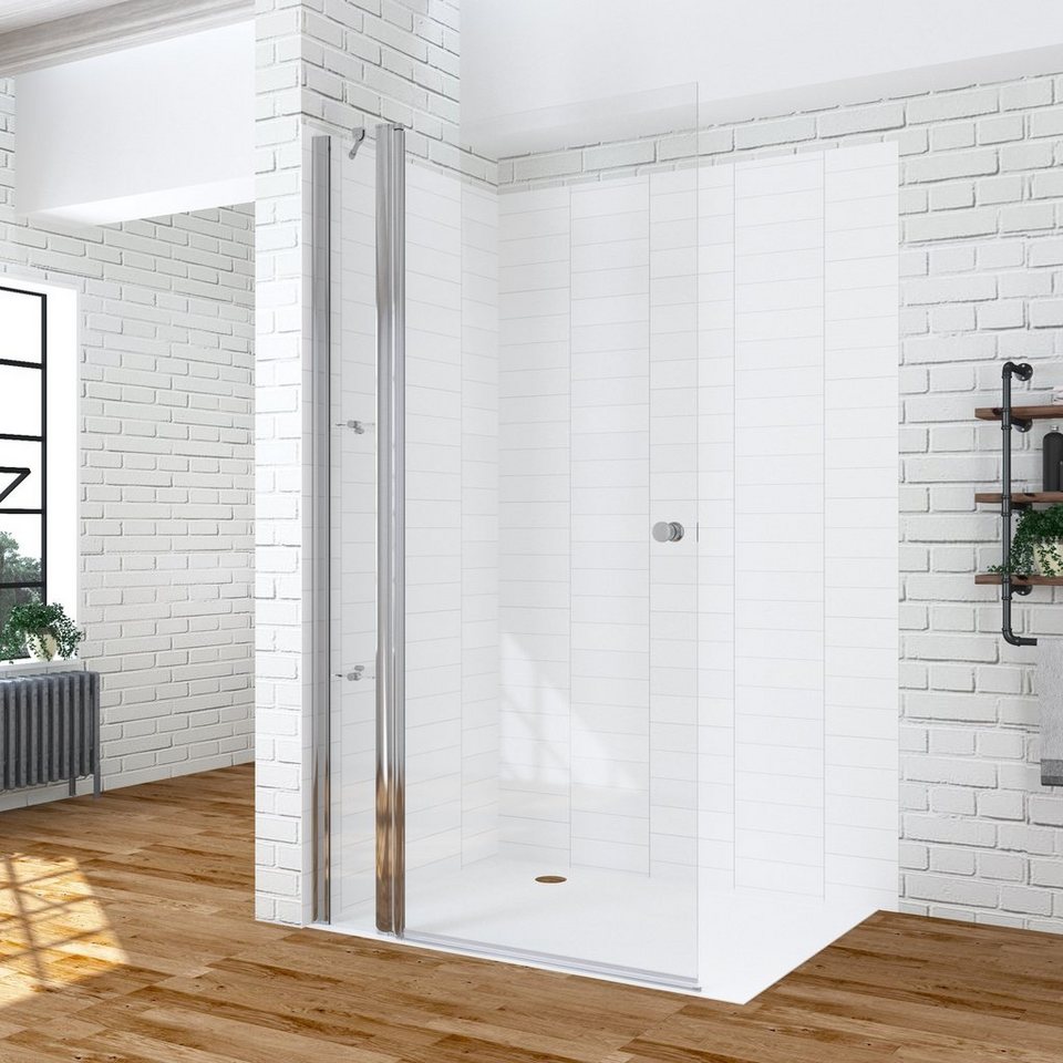 AQUABATOS Walk-in-Dusche Duschwand Walk in Duschabtrennung ...