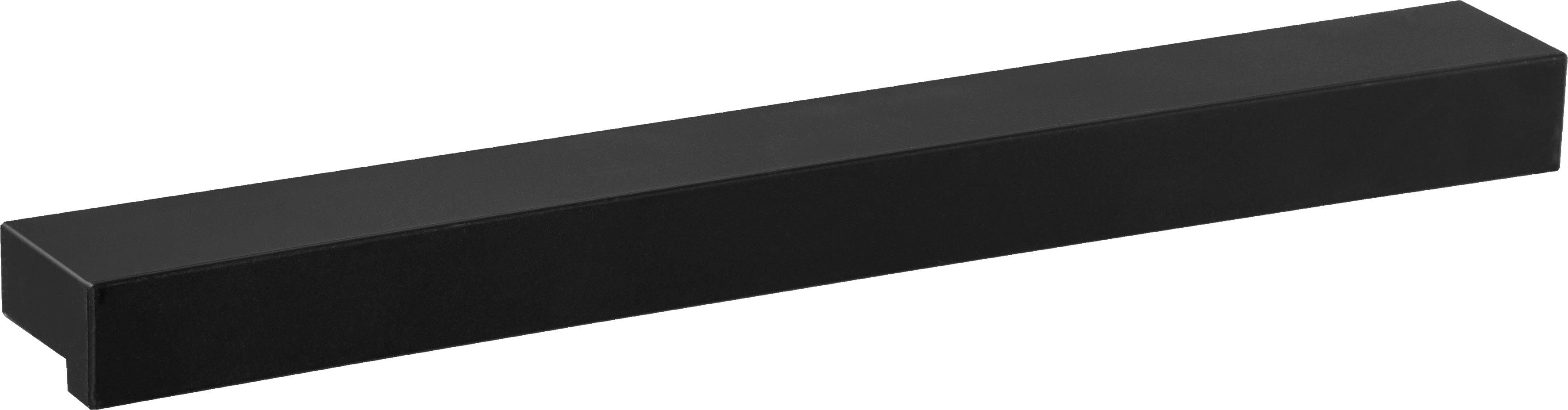 welltime Waschbeckenunterschrank Skara mit Klappe und Schubkasten, schwarze Griffe, Breite 80 cm, Höhe 55 cm – Bild 5 von 5