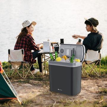 Juskys Kühlbox Nordpol, 24 l, leicht und mobil, mit ECO-Modus, 12 & 230 V Anschluss