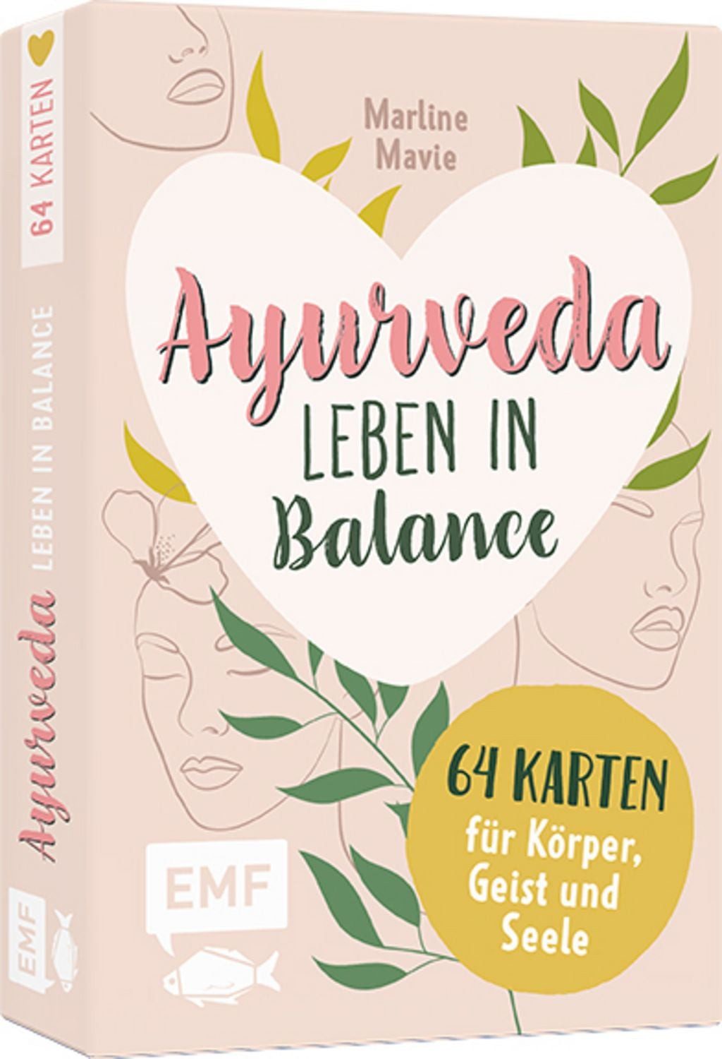 Kartenbox: Ayurveda – Leben in Balance – 64 Karten für Körper, Geist u / Marline Mavie