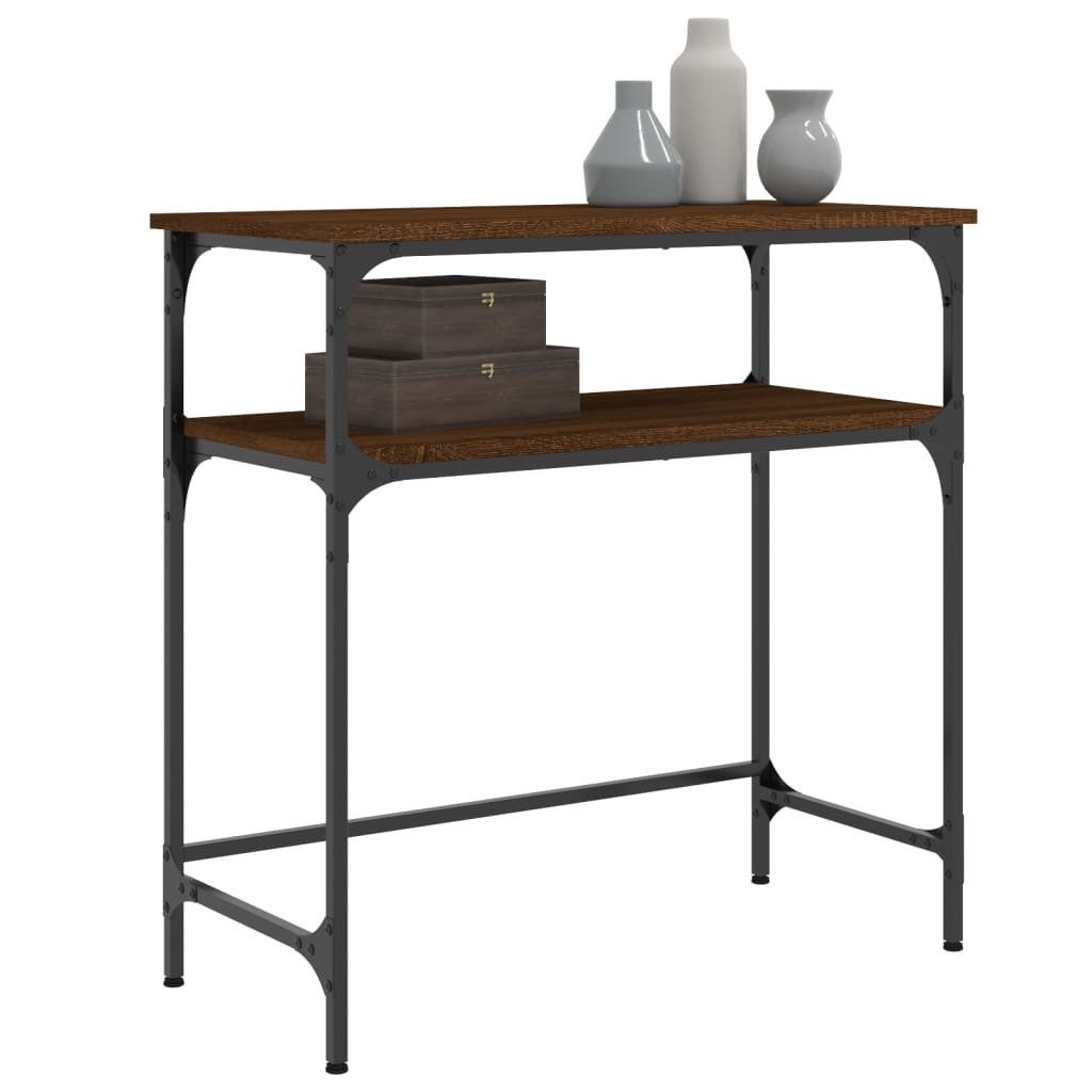 vidaXL Beistelltisch Konsolentisch Braun Eichen-Optik 75x35,5x75 günstig online kaufen
