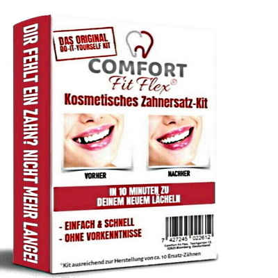 MAVURA Zahnschiene »COMFORT FIT FLEX - Kosmetisches Zahnersatz Kit provisorischer Zahnersatz Zahnprothese Temporärer Zahn Reparatur Lücke Füllung Kosmetische Falsche Zähne«