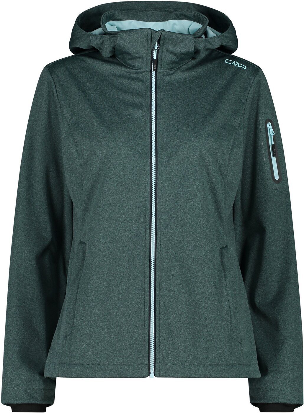 CMP Funktionsjacke WOMAN JACKET ZIP HOOD DARKER AGAVE
