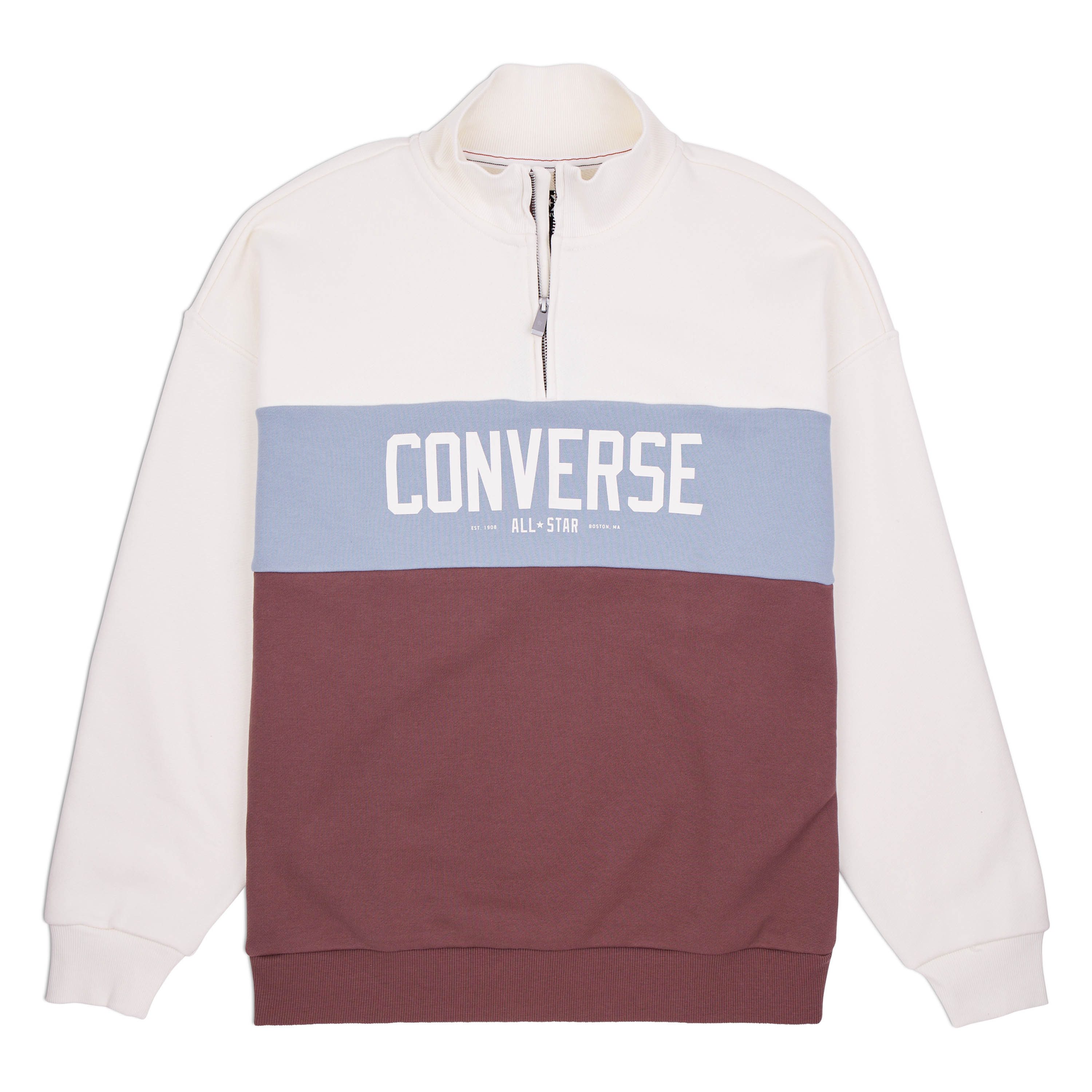 Converse Sweatshirt WOMEN'S CONVERSE HALF-ZIP COLORBLOCKED günstig online kaufen