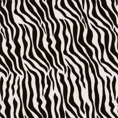 ti-flair Papierserviette, Servietten Papier 33x33cm 3-lagig Zebra Muster 20 Stück Schwarz / Weiß
