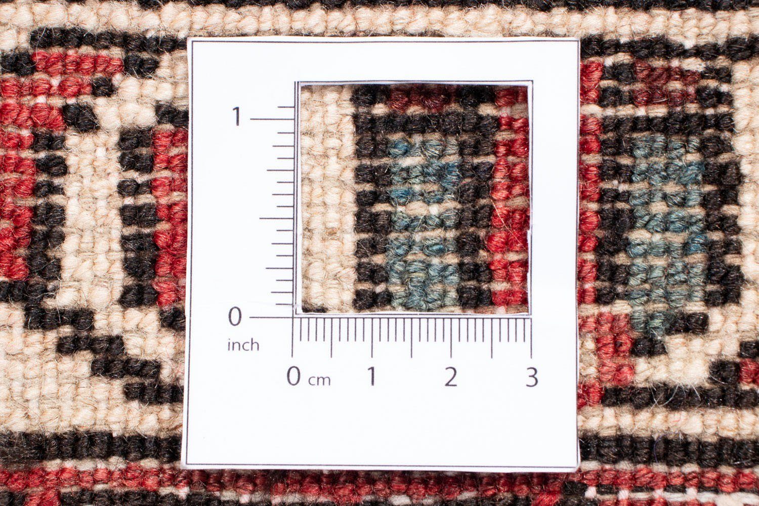 Perser Nomadic - Orientteppich dunkelrot, mit - 110 rechteckig, Handgeknüpft, 10 morgenland, x Zertifikat Einzelstück mm, 162 Wohnzimmer, Höhe: - cm