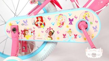Volare Kinderfahrrad Kinderfahrrad Disney Princess für Mädchen 16 Zoll Kinderrad in Rosa