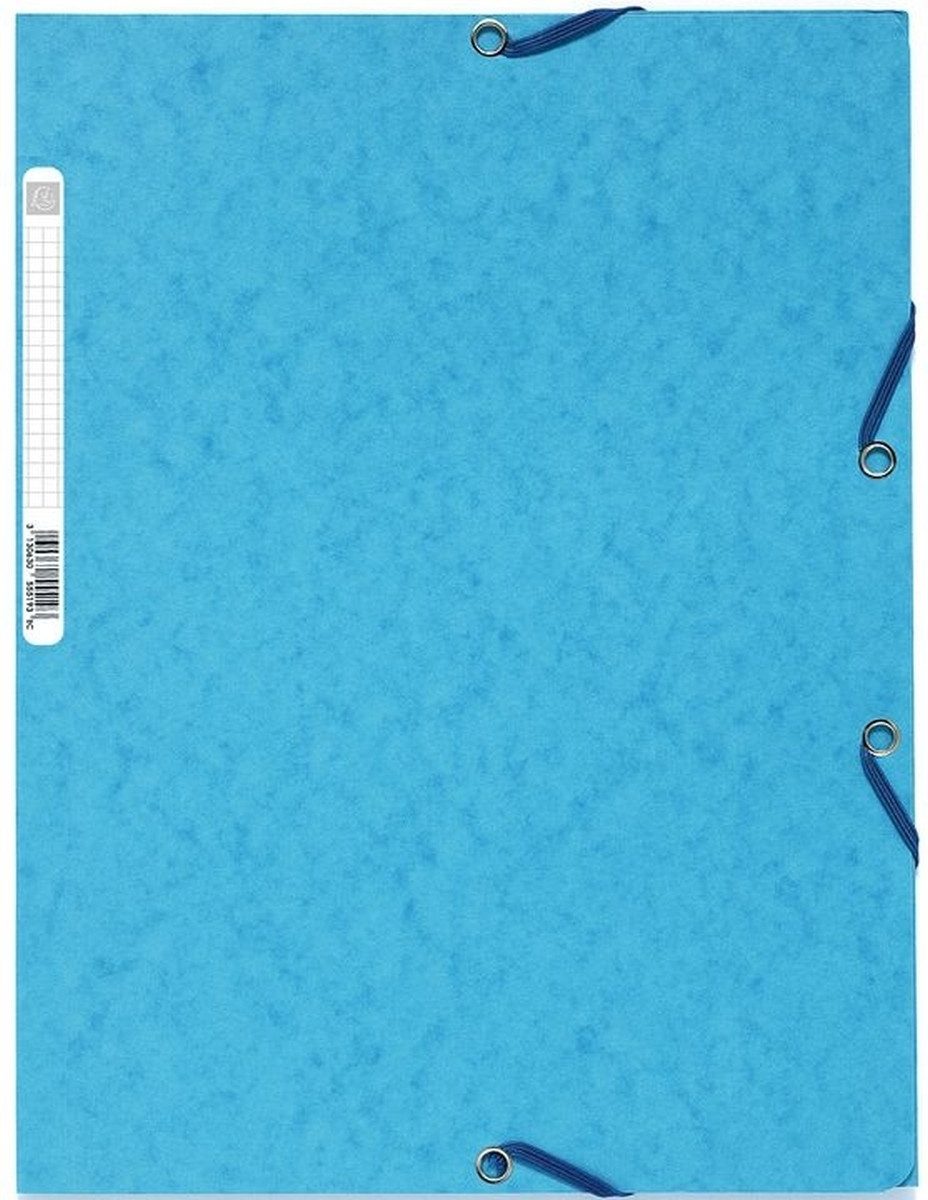 Fächermappe Eckspannmappe Nature Future A4 Manila-Karton 400g hellblau (25 Stück)