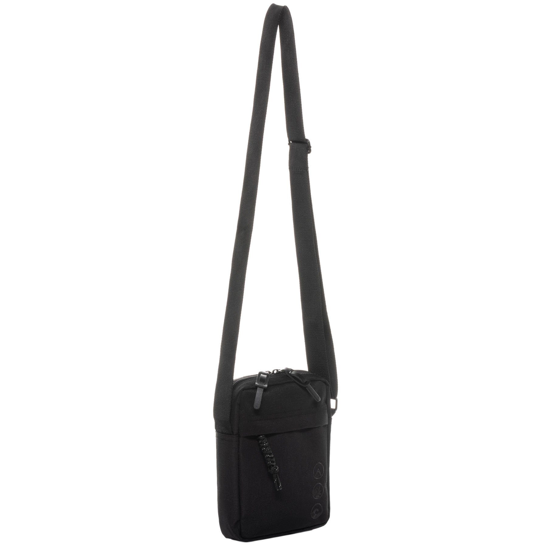 SONS OF ALOHA Umhängetasche Cross-Body Bag OAHU Sling Bag schwarz, Umhängetasche, Cross-Body Bag, unisex, recyceltes PET, schwarz
