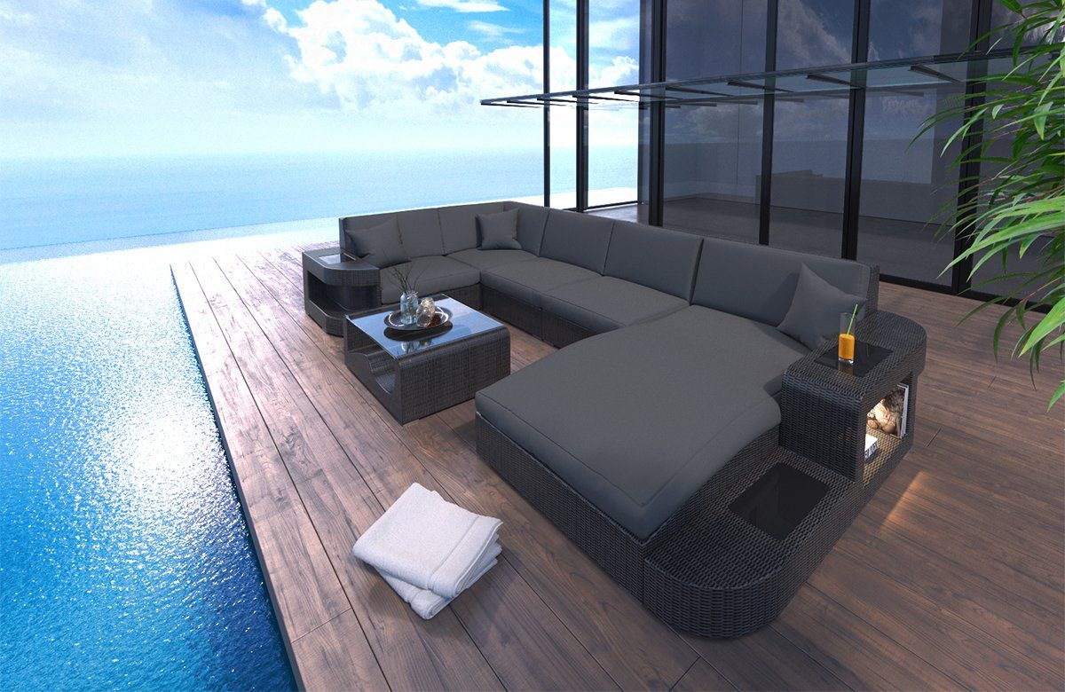 Gartenmöbelset WAVE U FORM von SOFA DREAMS - SOFA DREAMS