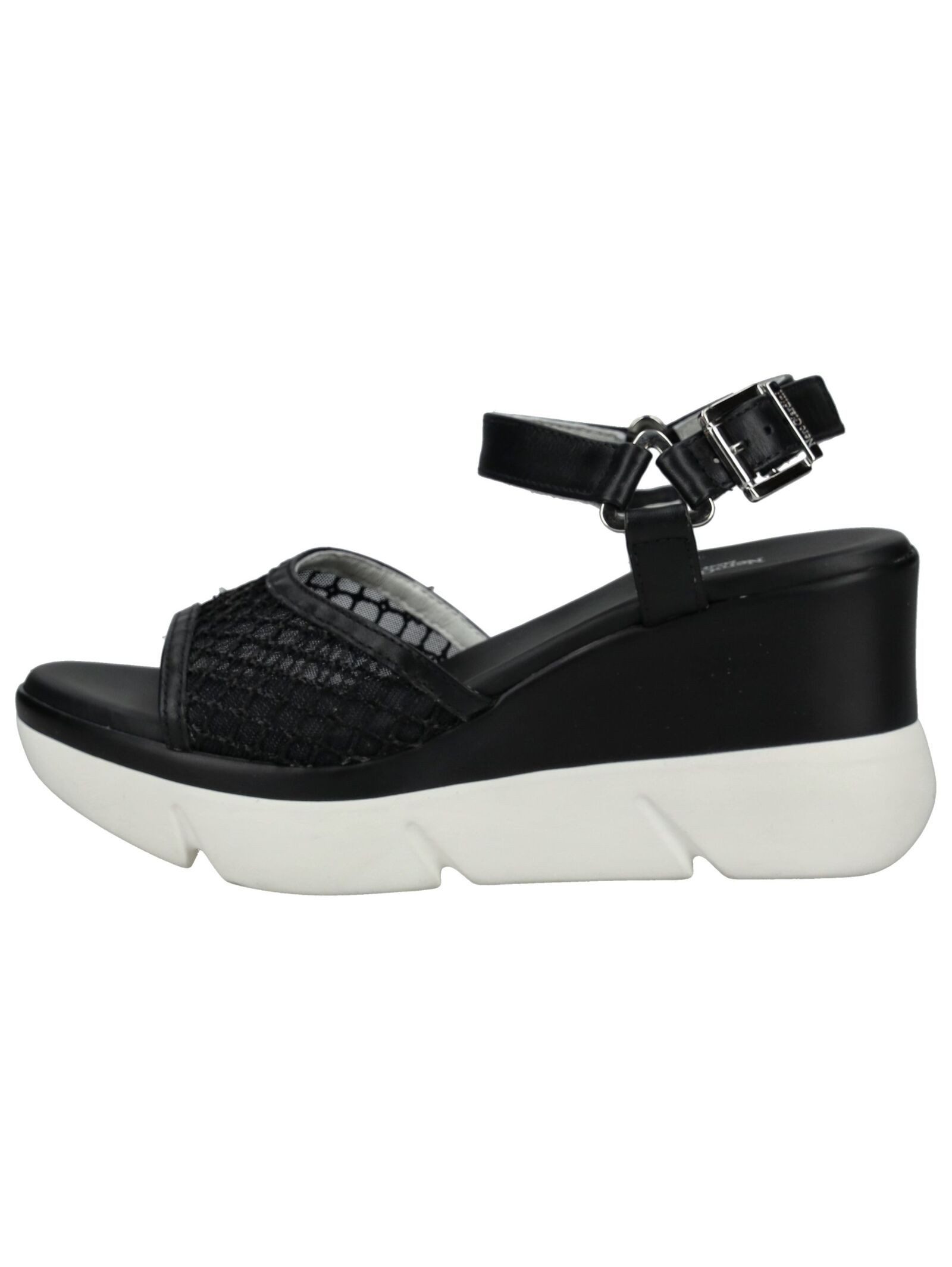 Nero Giardini Nero Giardini Sandalen Leder/Textil Keilsandalette