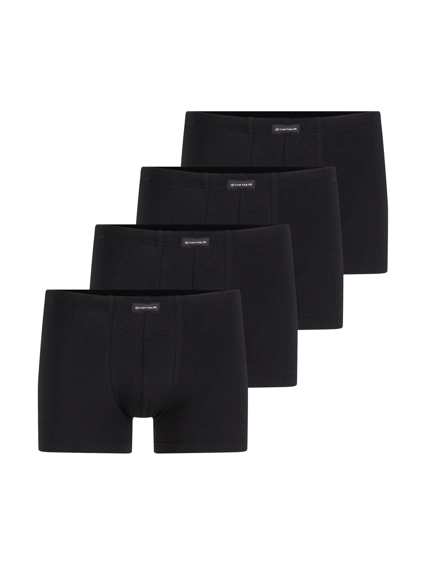 TOM TAILOR Boxershorts Unterwäsche (im 4er Pack) Kurze Boxershorts im 4er-Pack – Bild 3 von 5