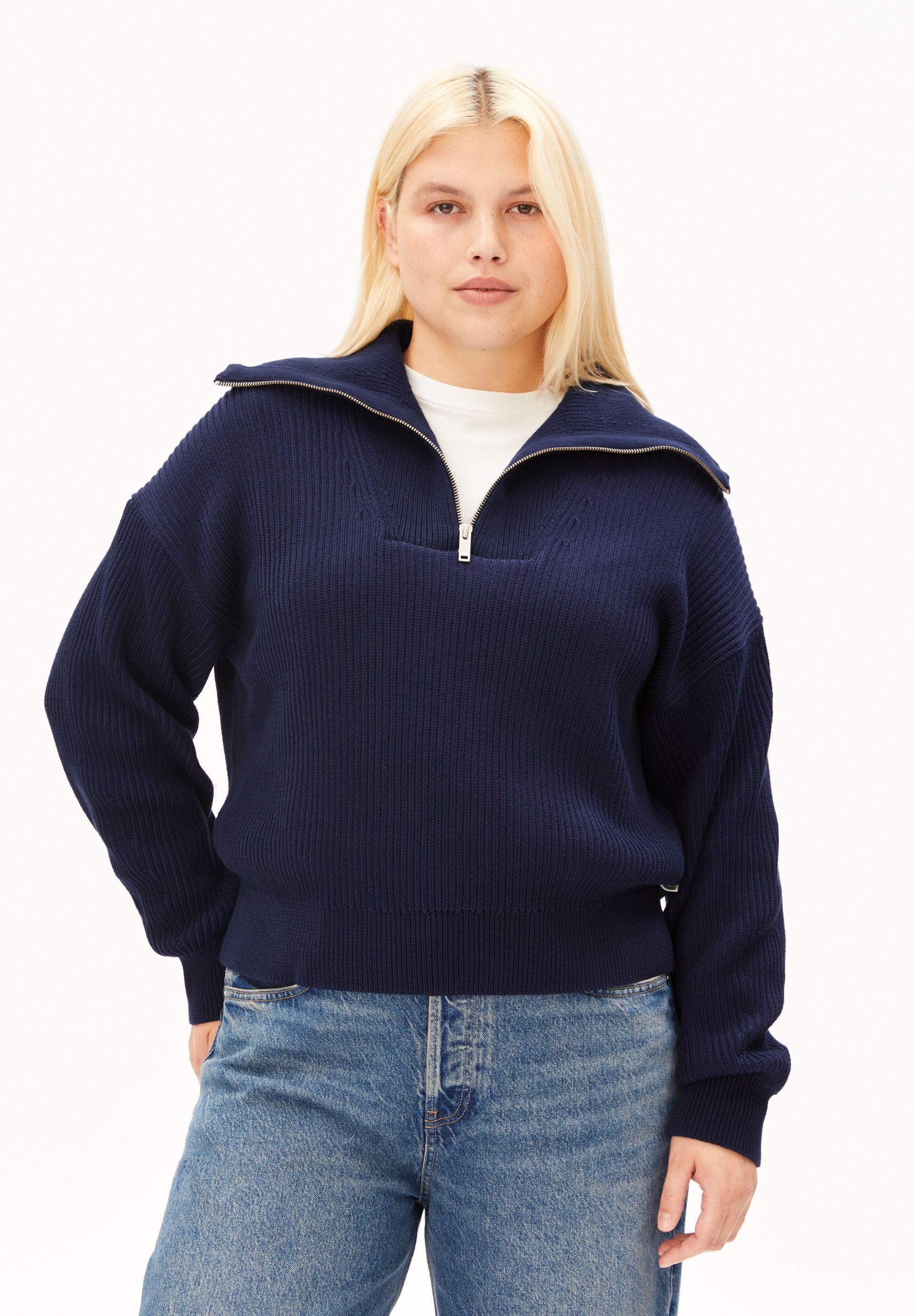 Armedangels Strickpullover VANISÉ RIB Strickpullover aus 100% Bio-Baumwolle Loose Fit