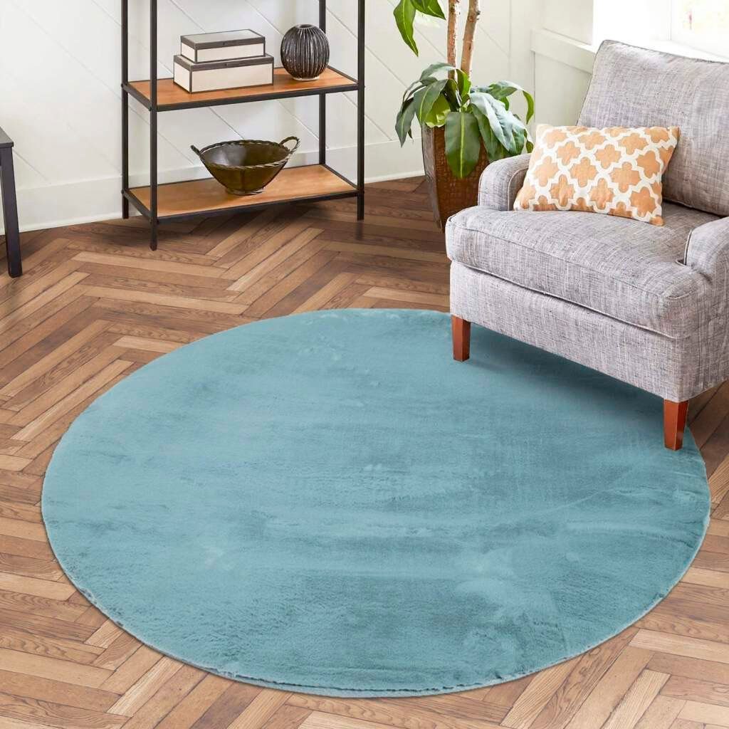 Carpet City Hochflor-Teppich TOPIA400, rund, Höhe: günstig online kaufen