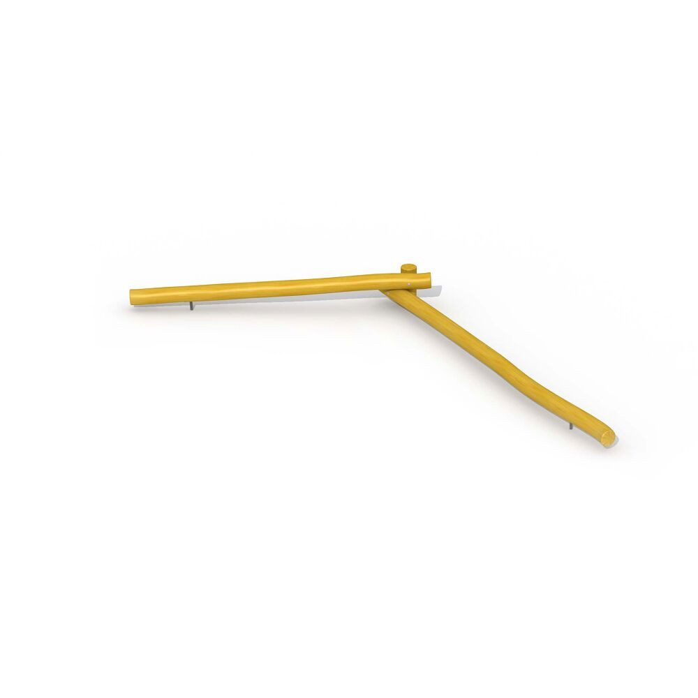Balancetrainer Balancierbalken Robinie, Ideal für Spielplätze, Schulen und Kindergärten