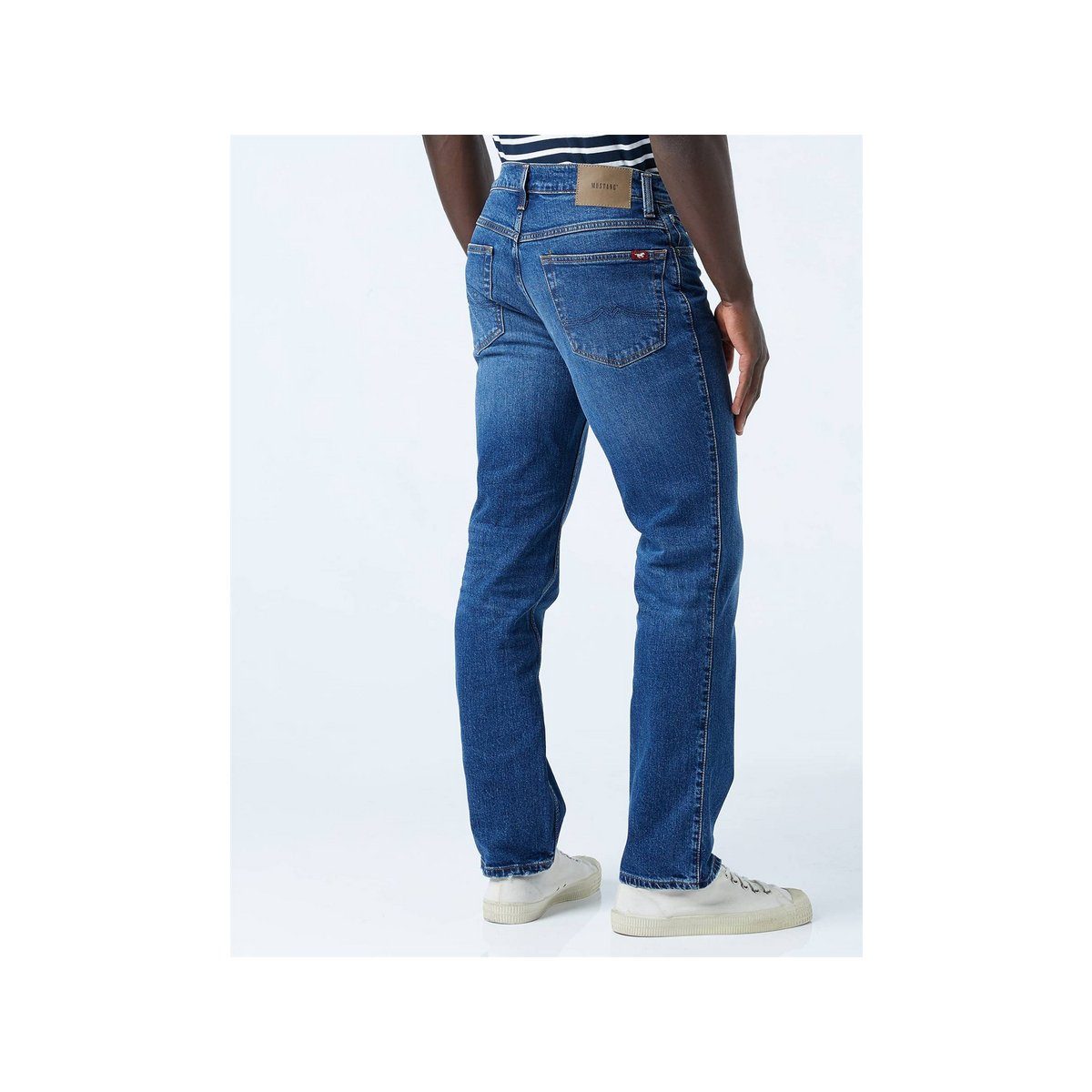 MUSTANG 5-Pocket-Jeans blau (1-tlg)