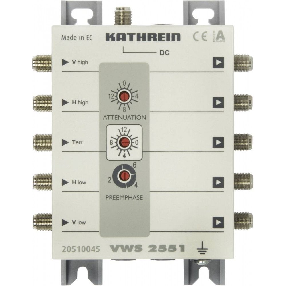 Kathrein VWS 2551 Dämpfungssteller für Empfangsanl. Elektro-Kabel