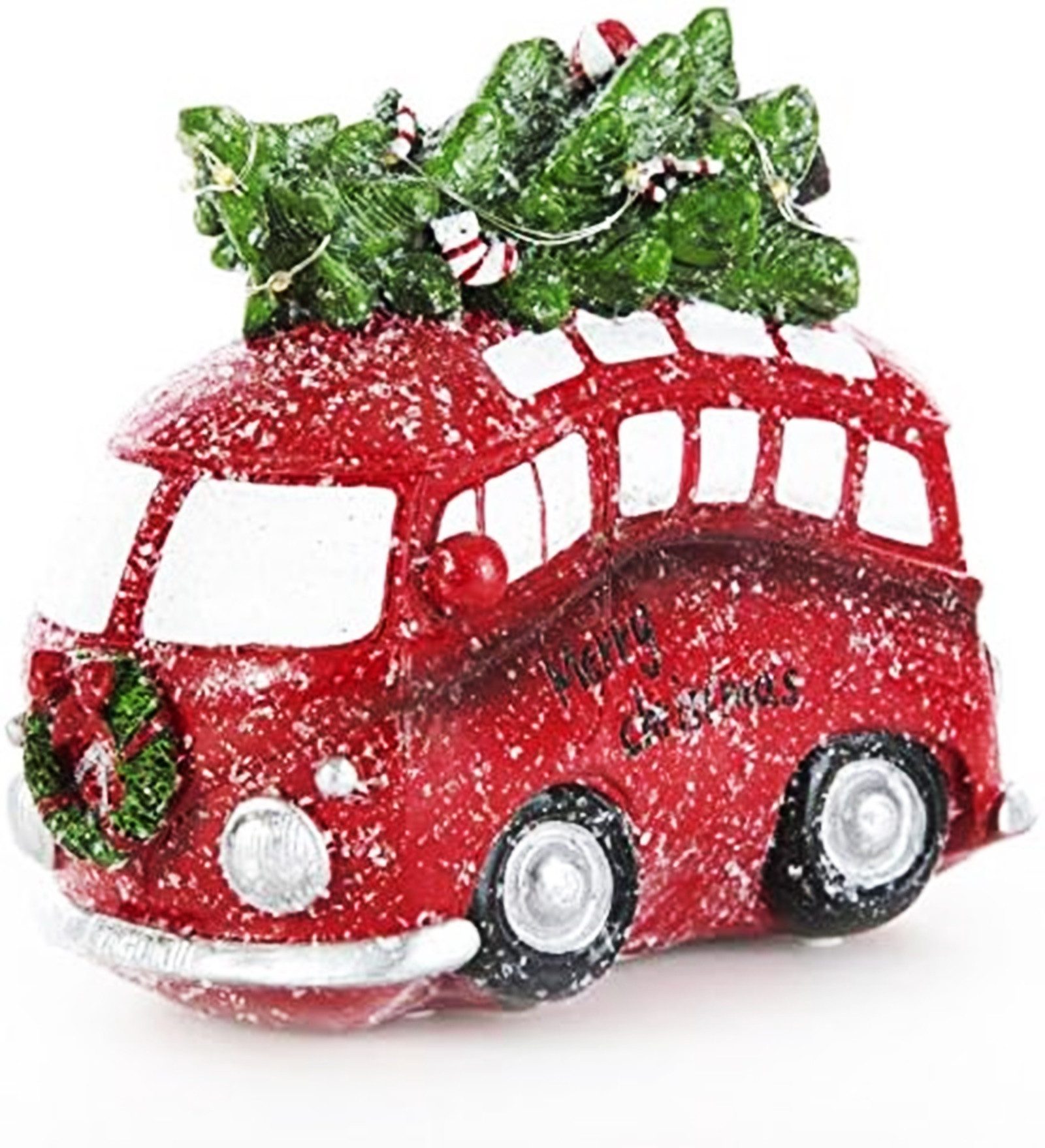 Eurofirany Weihnachtsfigur Dekofigur Auto mit Tannenbaum günstig online kaufen
