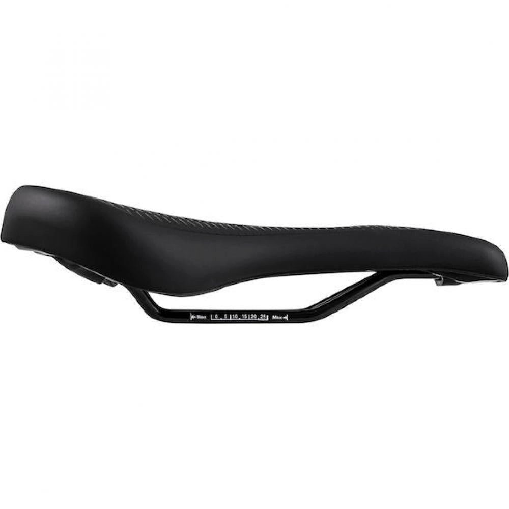 Procraft Fahrradsattel Procraft Sattel Tour II 278 x 165 mm Schwarz - komfortabler Toursattel