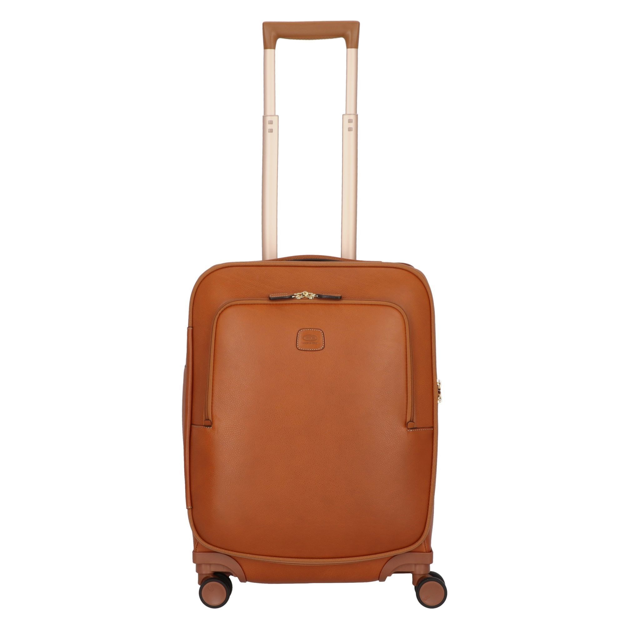 Bric's Handgepäck-Trolley Life Pelle, 4 Rollen, Leder