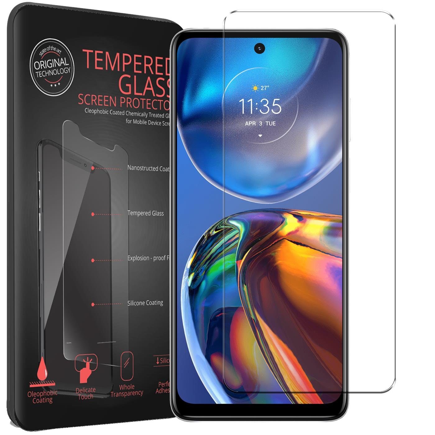 CoolGadget Schutzfolie Panzerfolie für Motorola Moto E32 / E32s, (9H Härtegrad, 2x Schutzglas, 1xReinigungset), Displayfolie Schutzfolie 2 Stück für Motorola E32 E32s Glas Folie