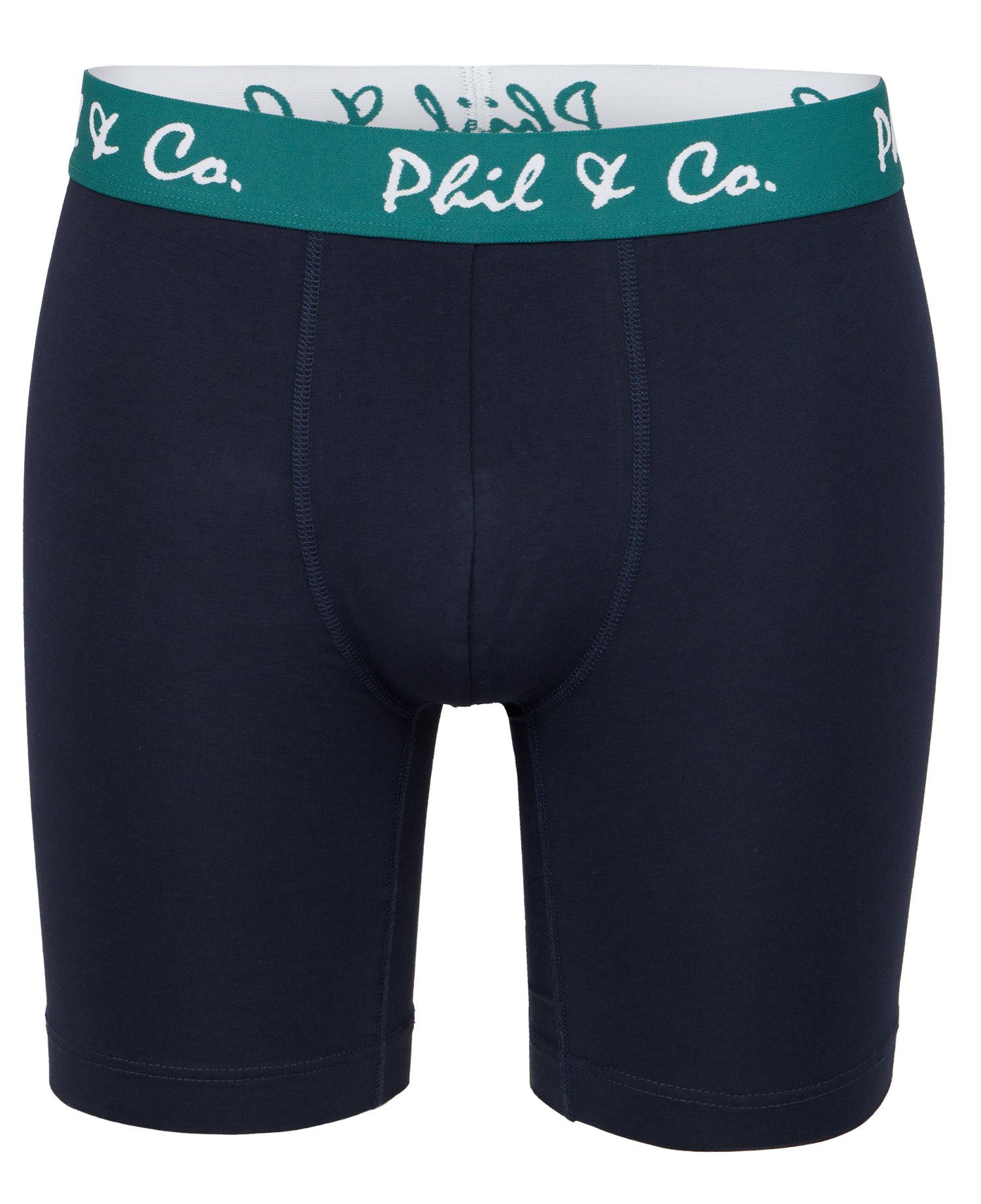 Phil & Co. Langer Boxer Herren Long Pants eng anliegend Boxer Shorts – Bild 3 von 5