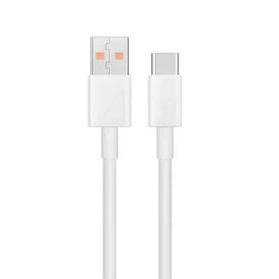 Xiaomi Original Ladekabel / Datenkabel USB-KABEL - USB-A - USB-C 6A 1 m Weiß USB-Kabel, (100 cm)